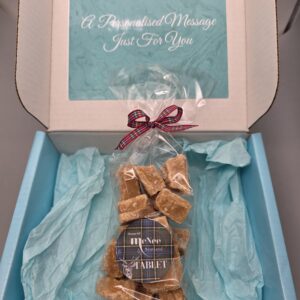 Tablet bag in postage box
