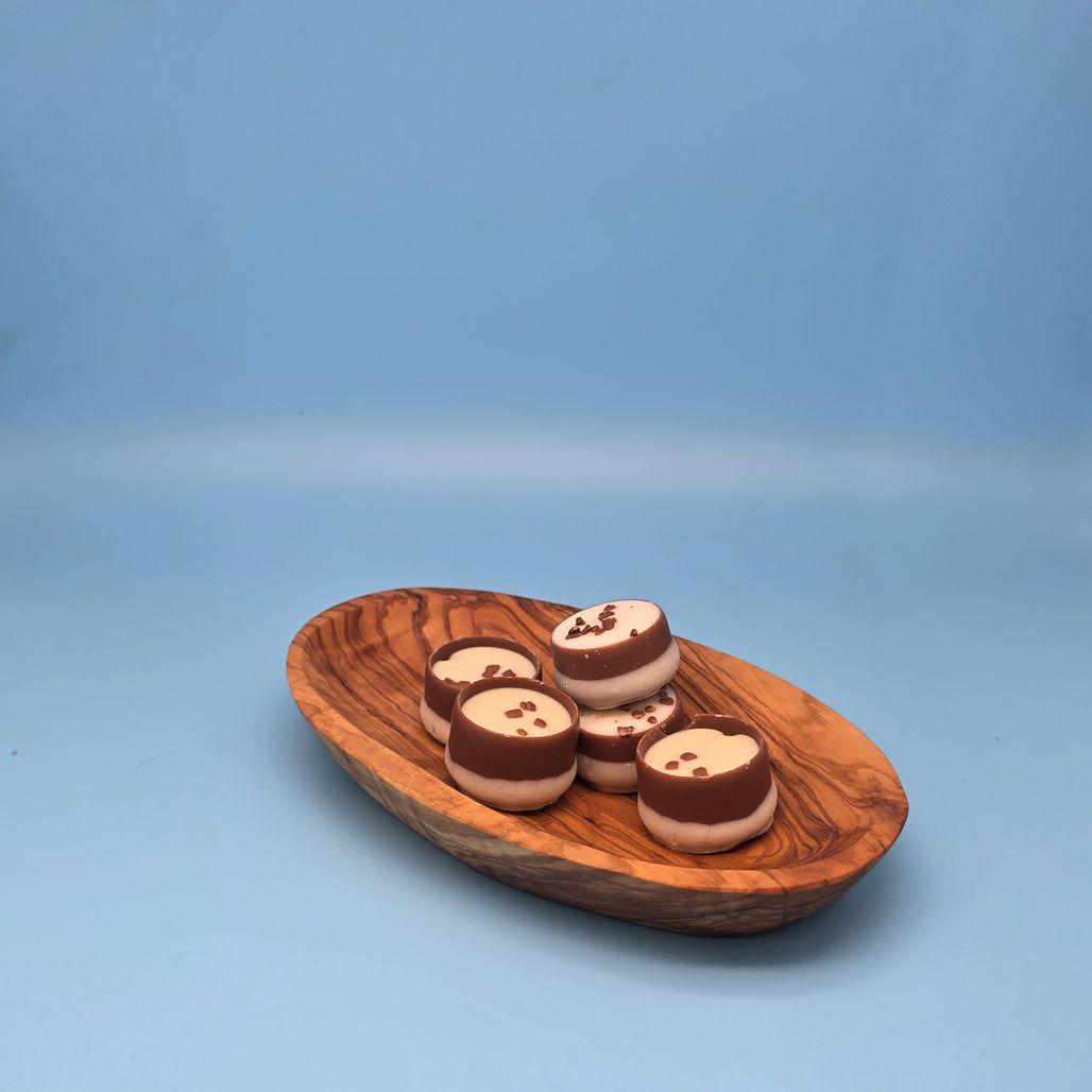 Handcrafted Tiramisu Ganache Chocolates, Coffee Infused Milk Chocolate Cups - Image 4