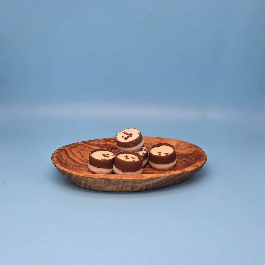 Handcrafted Tiramisu Ganache Chocolates, Coffee Infused Milk Chocolate Cups - Image 5