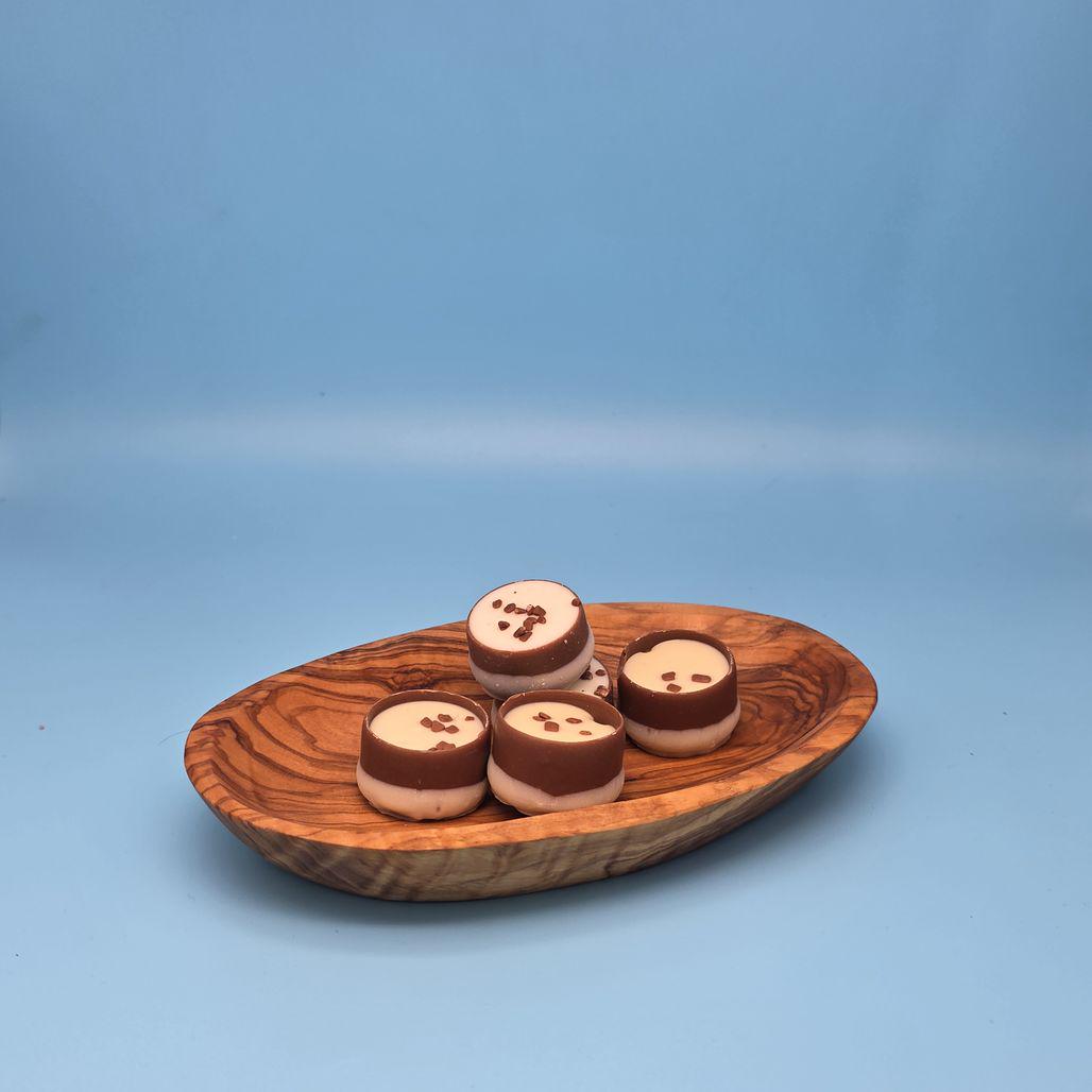 Handcrafted Tiramisu Ganache Chocolates, Coffee Infused Milk Chocolate Cups - Image 3